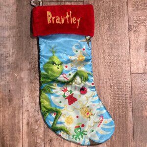 19" CUSTOMIZED WITH YOUR NAME = Personalized Christmas Stocking